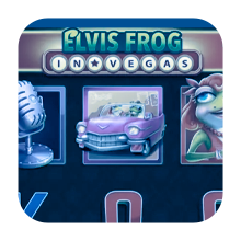 Elvis Frog in Vegas Logo