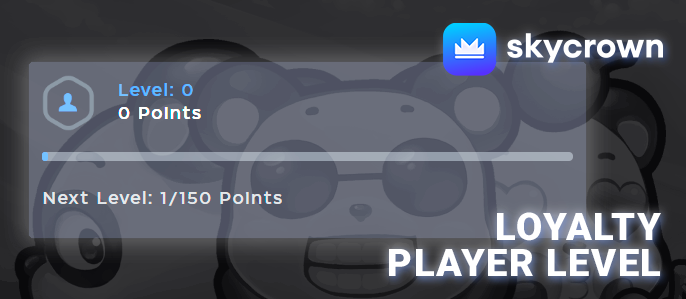 Personal level of VIP status of SkyCrown Casino players
