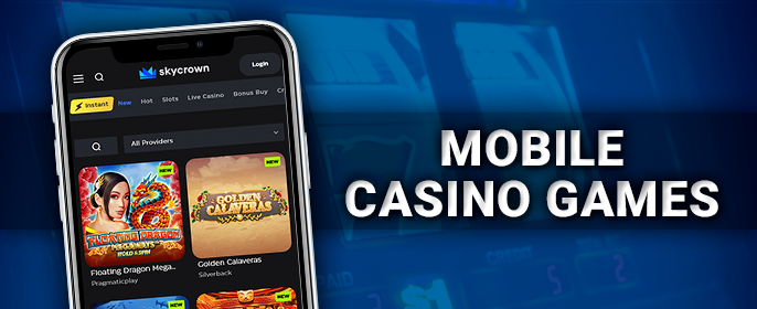 Casino games that can be played on mobile devices