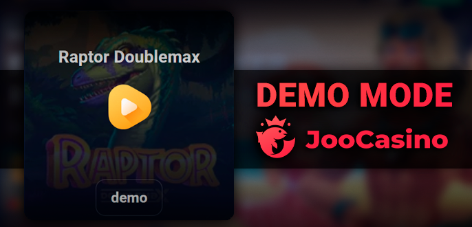 Playing gambling in demo mode at Joo Casino