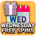 Wednesday Free Spins Icon