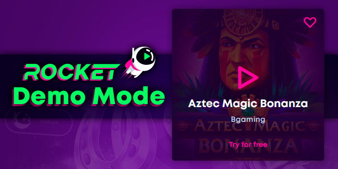 Gambling in a demo mode Casino Rocket